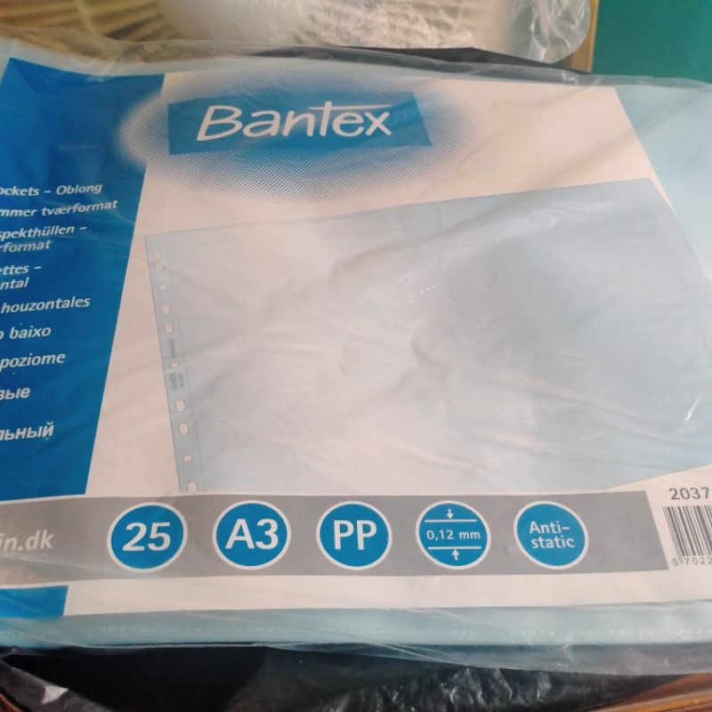 

Plastik pocket bantex A3 Landscape 2037