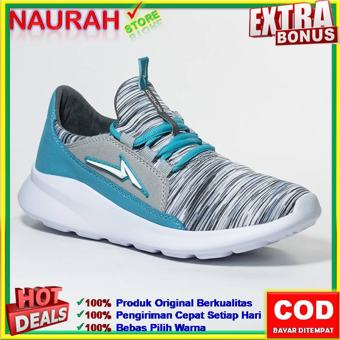 SEPATU WANITA ANDO ORIGINAL HEXA VIU &amp; KIMMY SNEAKERS RINGAN SPORTY KUALITAS IMPOR TERBARU