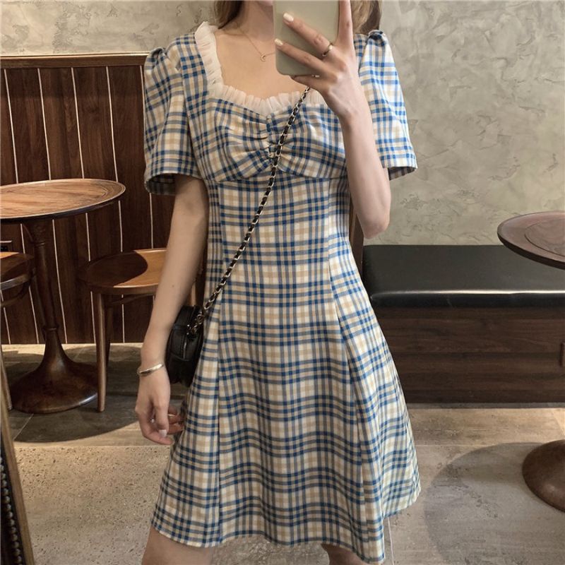 dress import korean style / dress vintage retro style import / dress korea bangkok premium / mini dr