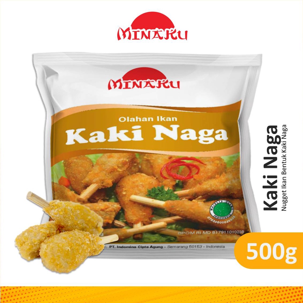 MINAKU Kaki Naga 500 gr - Nugget Ikan