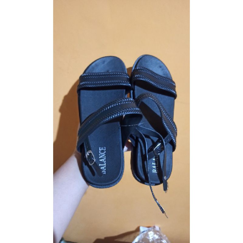 sotimaju - sandal wanita karet balance tali belakang