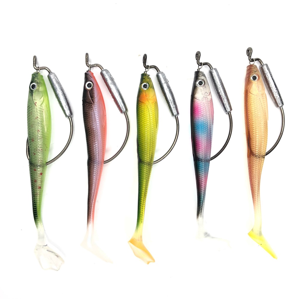 Softlure Umpan Casting 12cm - 12gr + Wormhook