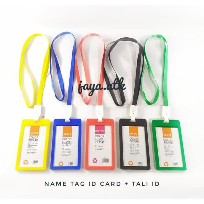 

PAKET SET NAME TAG ID CARD HOLDER KARTU NAMA PANITIA NAME TAG TALI ID