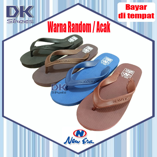 New Era Miami Anak Dewasa / Sandal Jepit Karet Murah / Sandal Wudhu / Sandal Sehari-hari