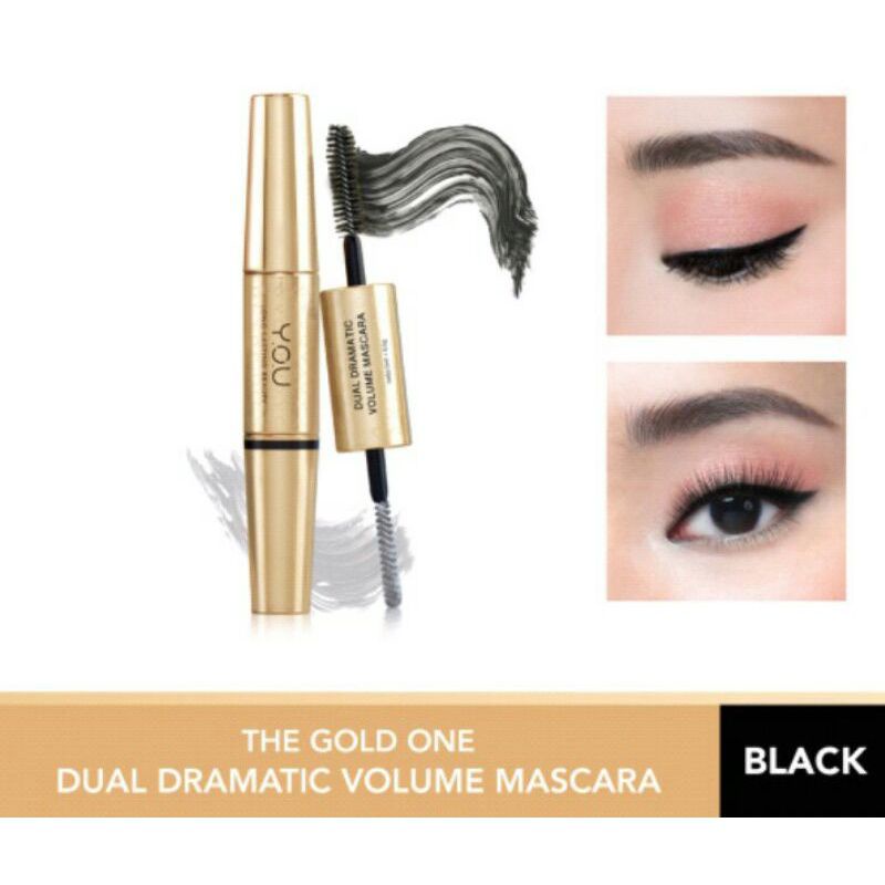 YOU The Gold One Dual Dramatic Volume Mascara - Kosmetik Mata