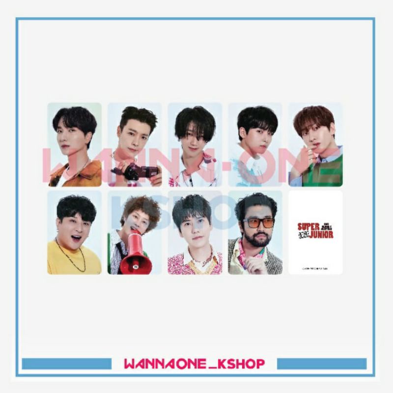 photocard super junior season greeting