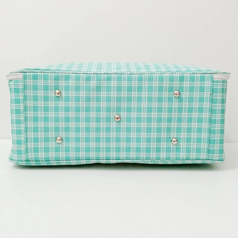 TRAVEL BAG JUMBO PREMIUM TAS KOPER WANITA GINGHAM TOSCA