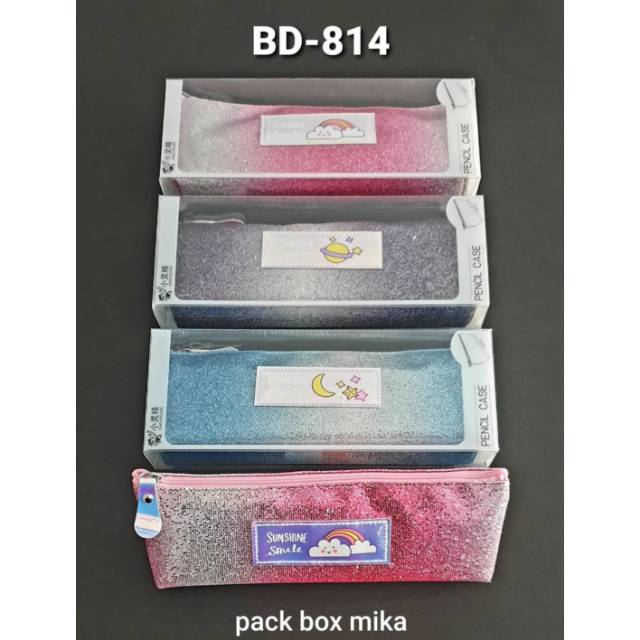 

Tempat pensil gliter sleting 814