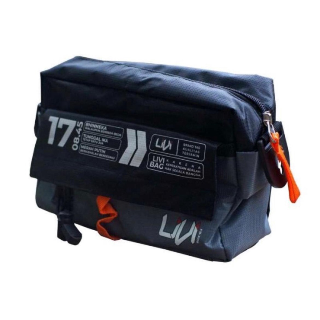 Tas Sepeda depan Front Block FrontBlock Livi FBX Element bisa di bawa selempang-Abu