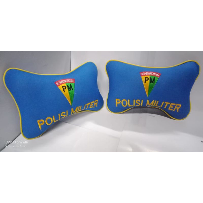 bantal mobil POLISI MILITER BIRU / batal mobil POLISI MILITER