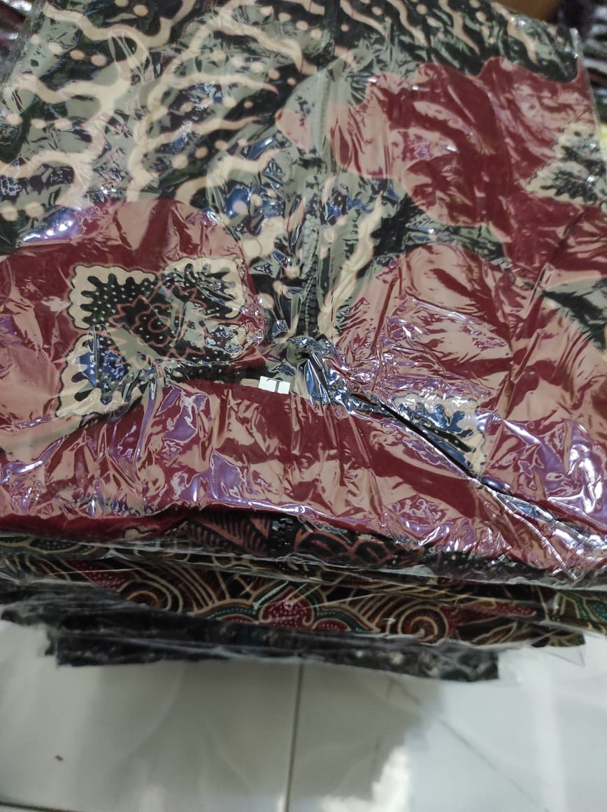 Cod - Atasan Batik Tunik Wanita M L Xl Xxl Jumbo