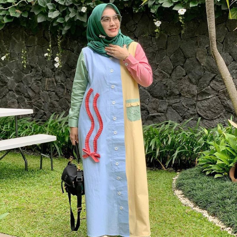 amira dress by eazy style gamis cantik