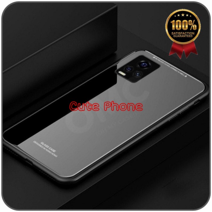 Casing Hard Soft Case VIVO V21 V 21 5G Tempered Glass Case Softcase
