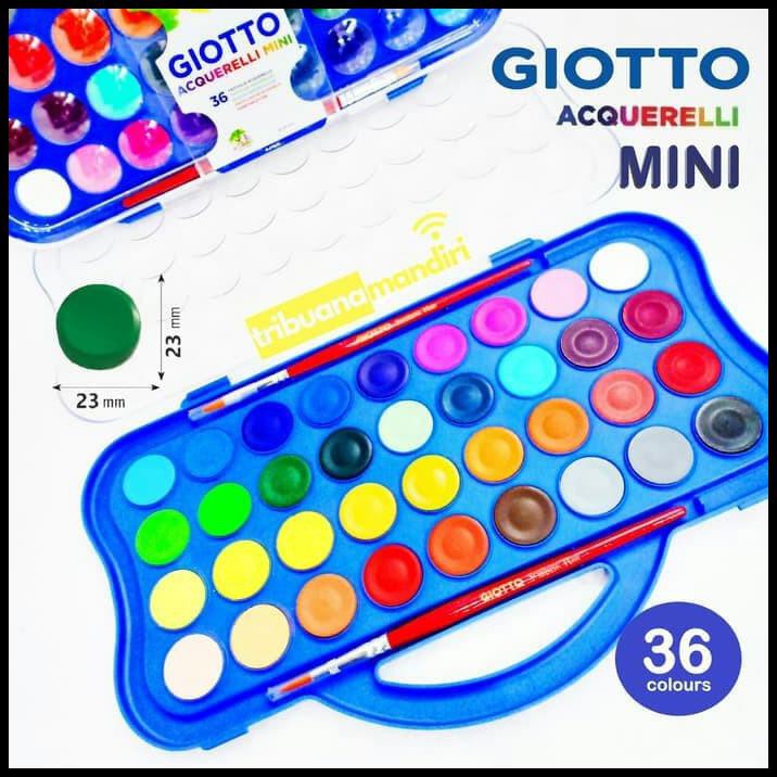 

Best Sale Giotto Acquerelli Mini 36 Warna Watercolor Cat Air Watercolour Anak