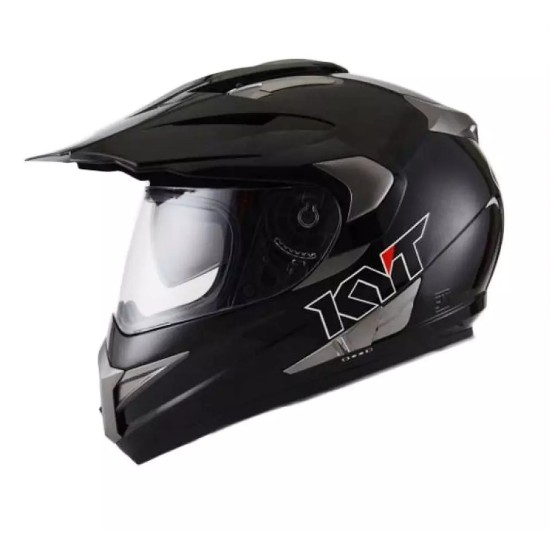 KYT Enduro Solid Black Metalic Limited Edition