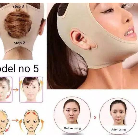 3D V SHAPE OVAL FACE LIFT SLIMMING BELT SABUK PENIRUS PIPI WAJAH PENGHILANG DOUBLE CHIN