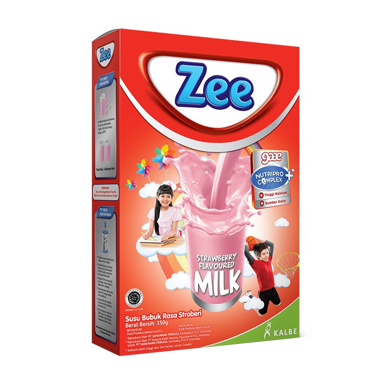 

ZEE STRAWBERRY FLAVOURED MILK 350gr