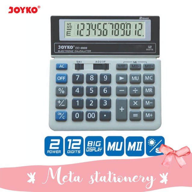 

Kalkulator 12 Digit / Calculator / Joyko CC-868
