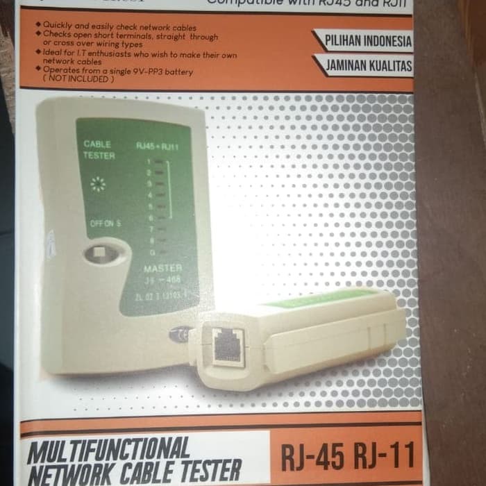 LAN Tester RJ45 dan RJ11 OEM | Multifunctional LAN Tester