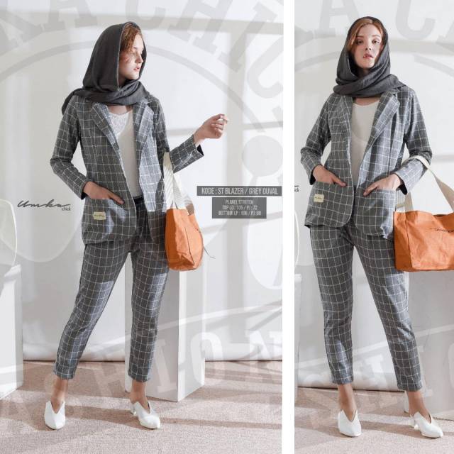 Set Blazer Zara Ori Umkachick