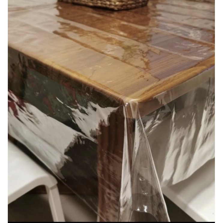 Taplak Meja Plastik/Taplak Meja Makan Plastik Ukuran 230 x 137 TEBAL