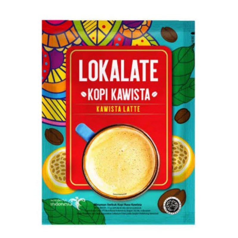 Nutrifood lokalate kopi latte sachet 15 gram