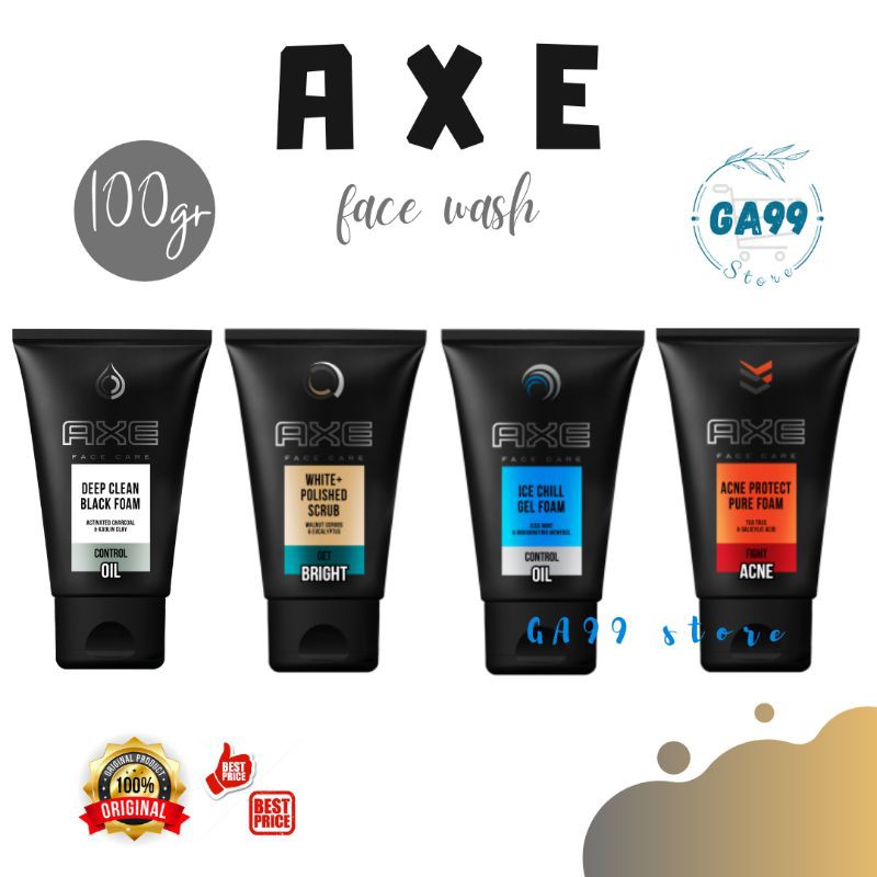Axe Face Wash 100 Gram All Varian
