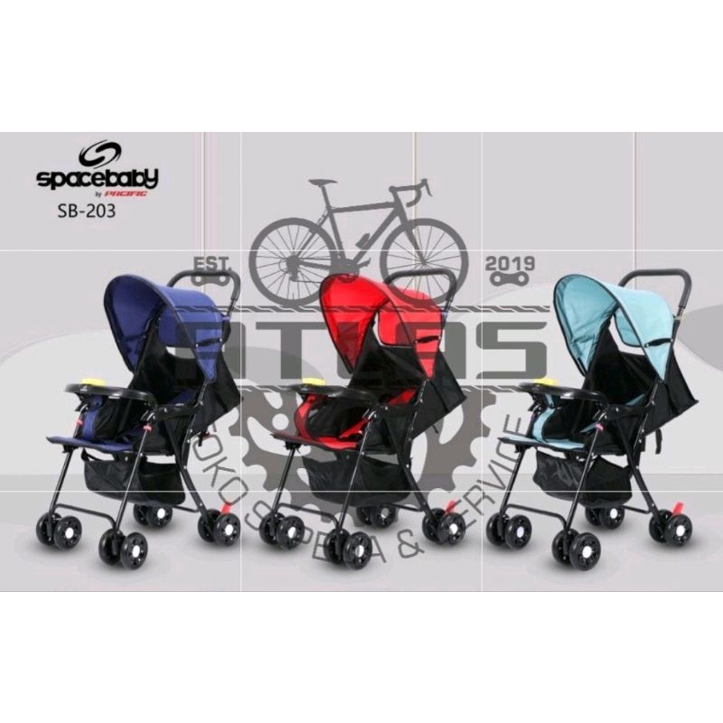 BABY STROLLER SPACEBABY 204