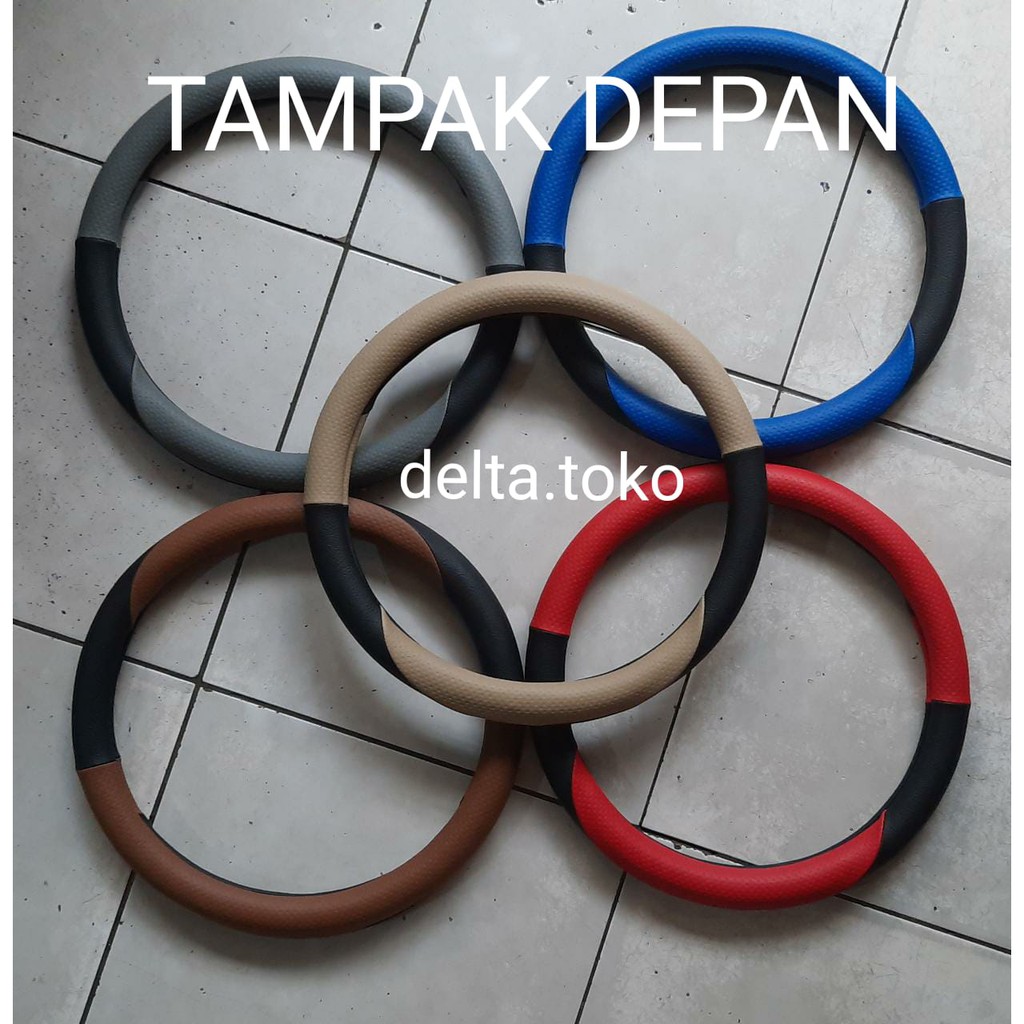 sarung stir /bungkus stir /steering wheel cover bahan Mbtech