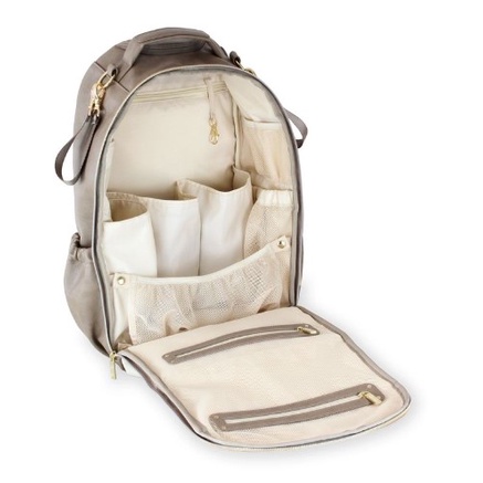 ITZY RITZY Diaper Bag Backpack- Vanilla Latte