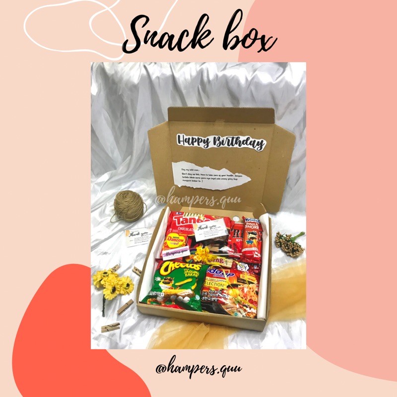 

gift box snack valentine