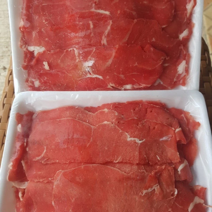 

Daging Sapi US Sliced Beef Yakiniku Shabu (Qty) 500gram