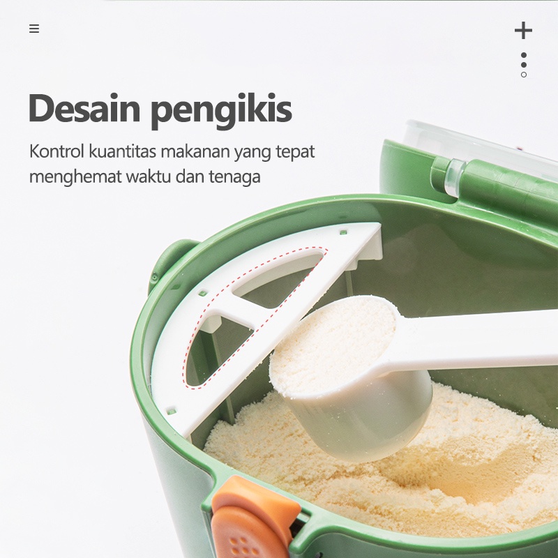 Tempat Kotak Penyimpanan Susu Bubuk bayi portabel kotak makanan pelengkap (B276)