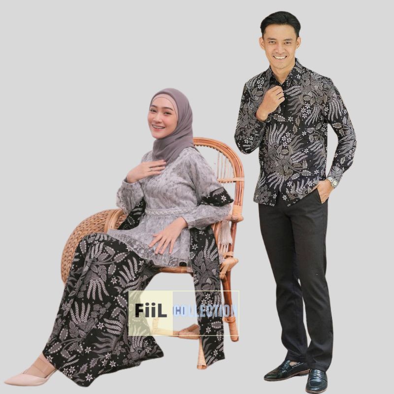 Batik Brukat Couple Kebaya Modern, Kebaya Tunangan,kebaya Lamaran, Kebaya Kondangan, Kebaya Wisuda-6