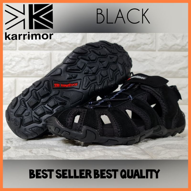 SANDAL GUNUNG OUTDOOR KARRIMOR SOL KARET ANTI SLIP / SENDAL SEPATU TRACKING HIKING COWOK KARRIMOR MTB