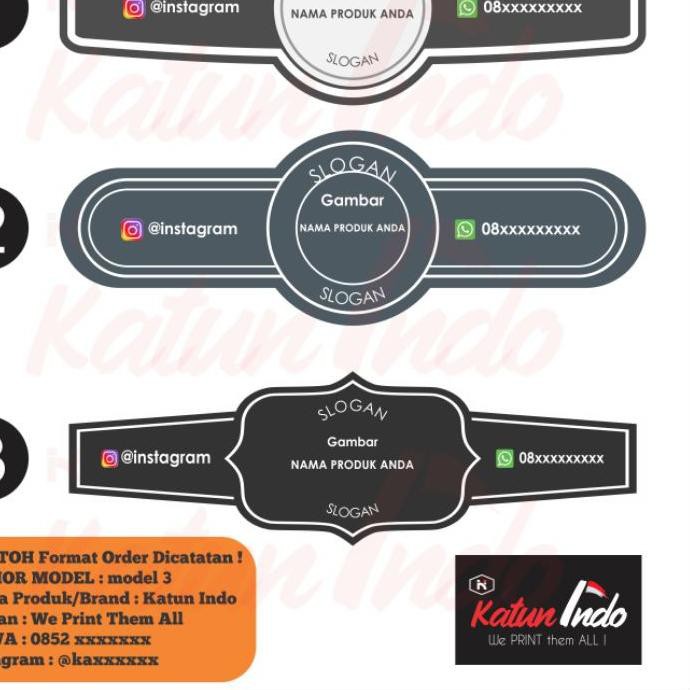 

Termurah!! (twn-234) STIKER LABEL SEGEL/STICKER SEAL KEMASAN TOPLES BOX JAR DLL
