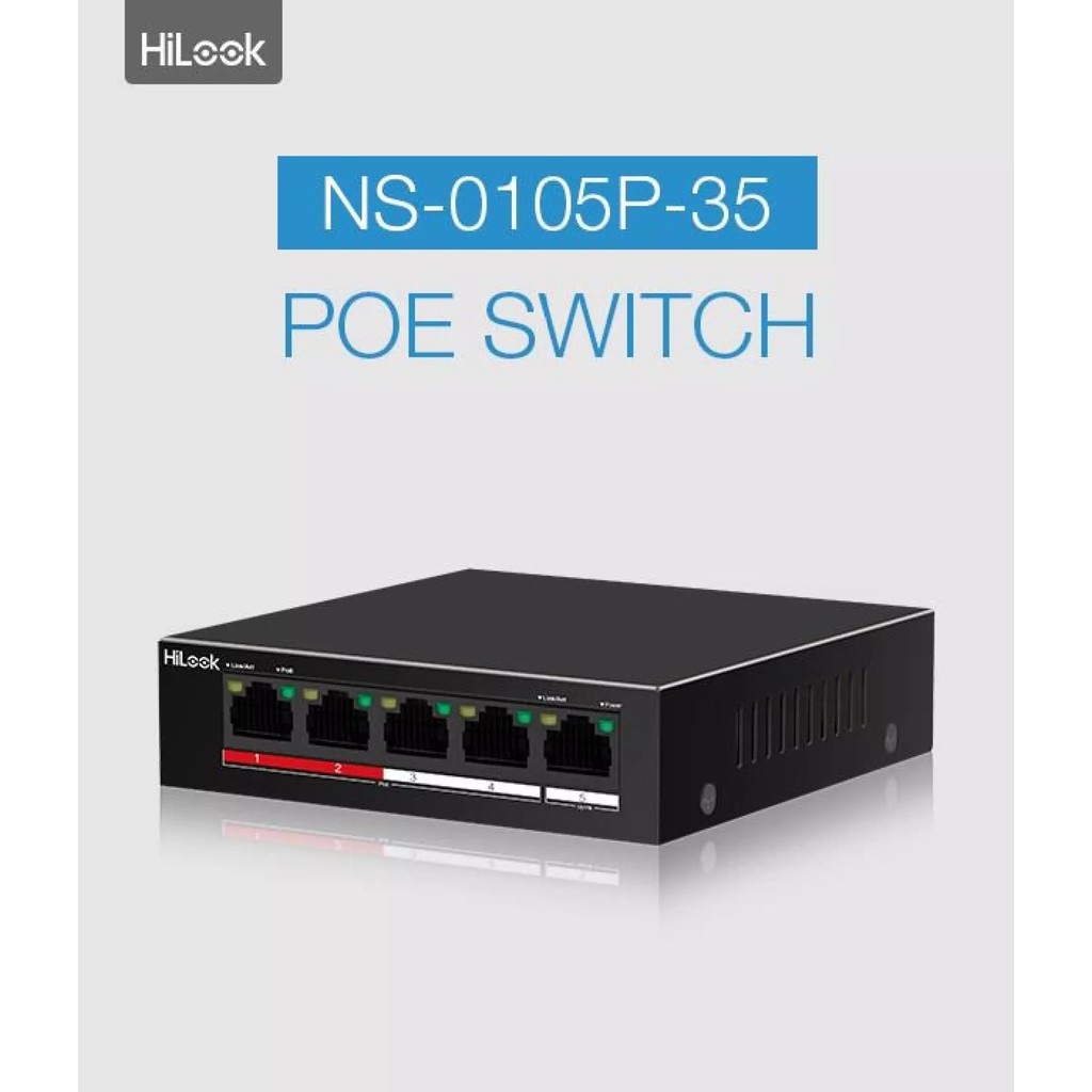 Poe Switch Hilook 4port NS-0105P-35 (B)