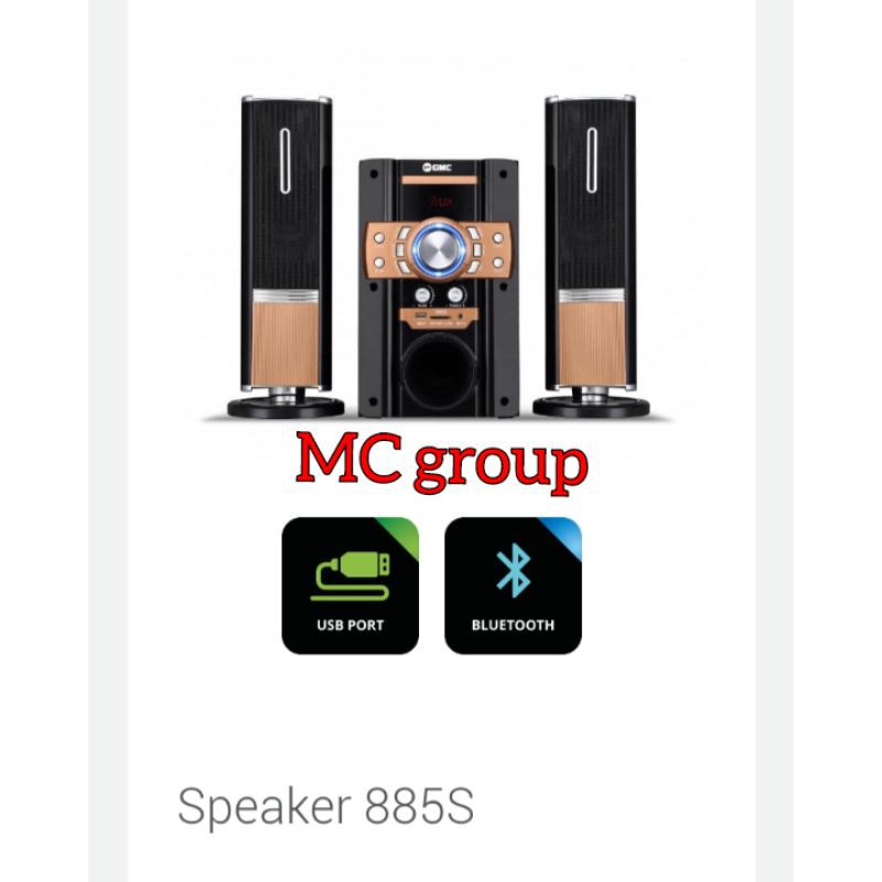SPEAKER PORTABLE GMC 885 S USB BLUETOOTH ORIGINAL GMC