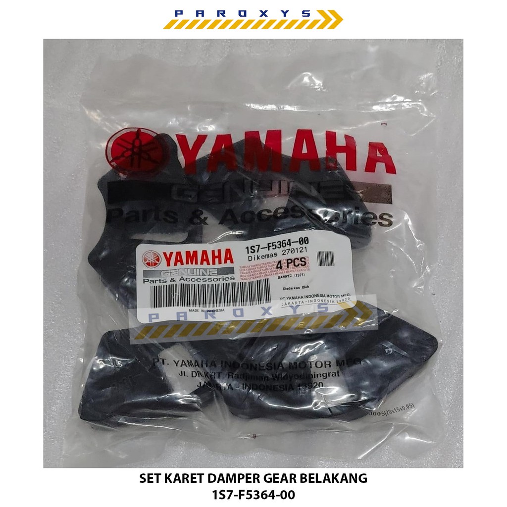 SET KARET DAMPER GEAR BELAKANG 1S7-F5364-00 JUPITER MX 135 OLD NEW NJMX Z BURHAN ORI YGP