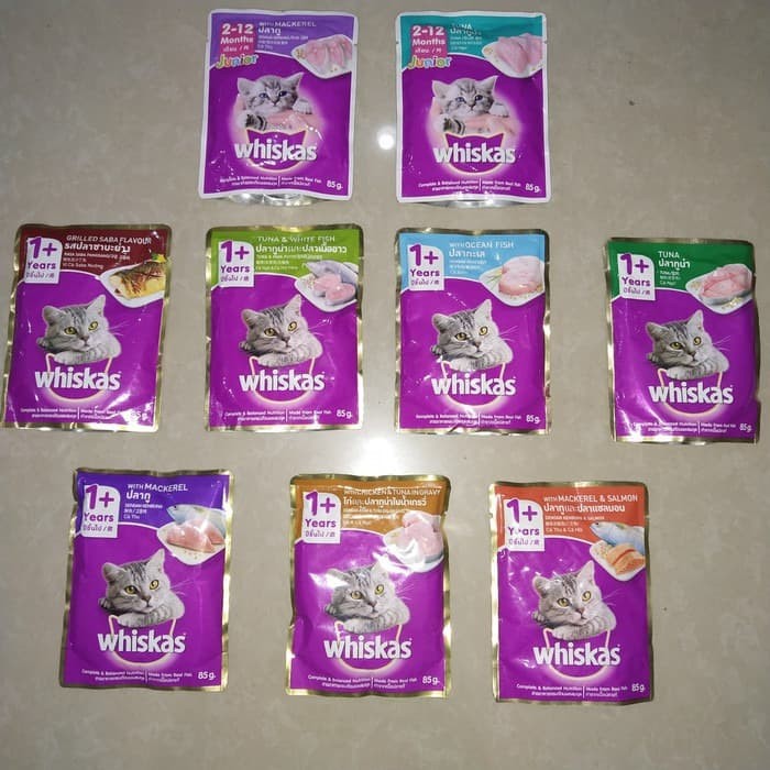 WHISKAS POUCH ALL VARIAN 80GR