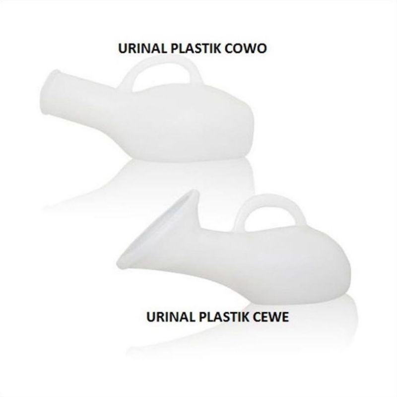 Pispot urine urinal cowok plastik pria laki / wanita anak dewasa / tempat kencing