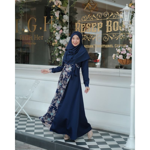 Baju Muslim Gamis Sabiya Dress Batik