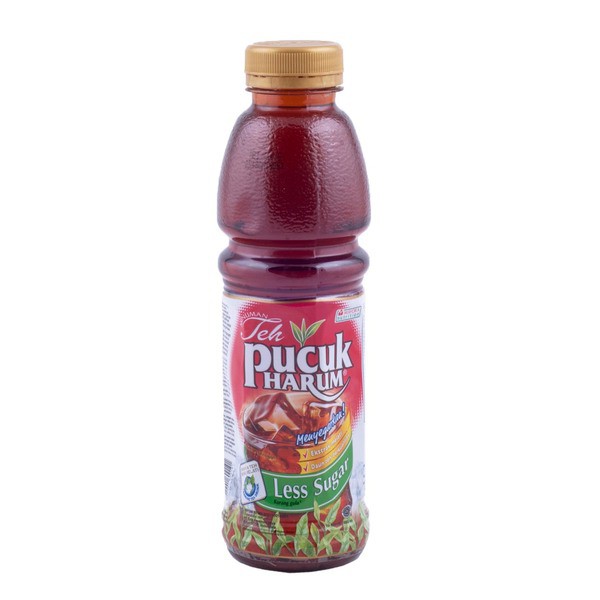 

PUCUK HARUM Less Sugar Tea 480ml Teh Melati Rendah Gula Kemasan Botol