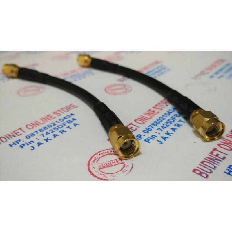 kabel pigtail untuk ubnt sectoral mimo(rpsma male to rspma male)