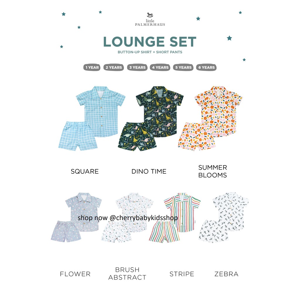 Little Palmerhaus Premium Lounge Wear 1-7 Tahun CBKS