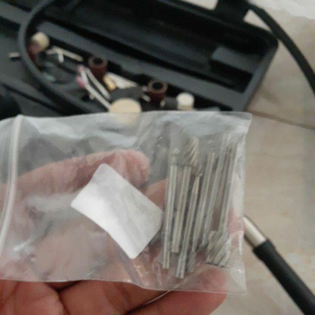 6 Pcs Mata Bor Ukir Kikir Tuner Mini Grinder - Craft Woodworking Diy