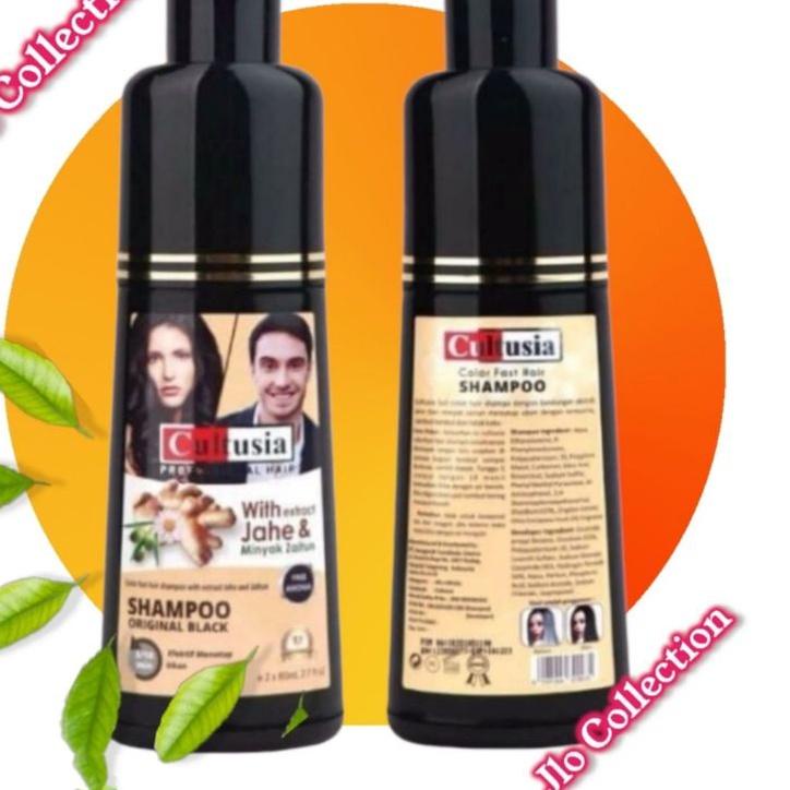 ✾ Cultusia Black Shampo ( Viral Tiktok) / Cultusia Shampo Black / Cultusia Shampo Original Black / S