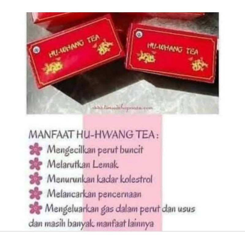Pelangsing Huwang tea original Nasa