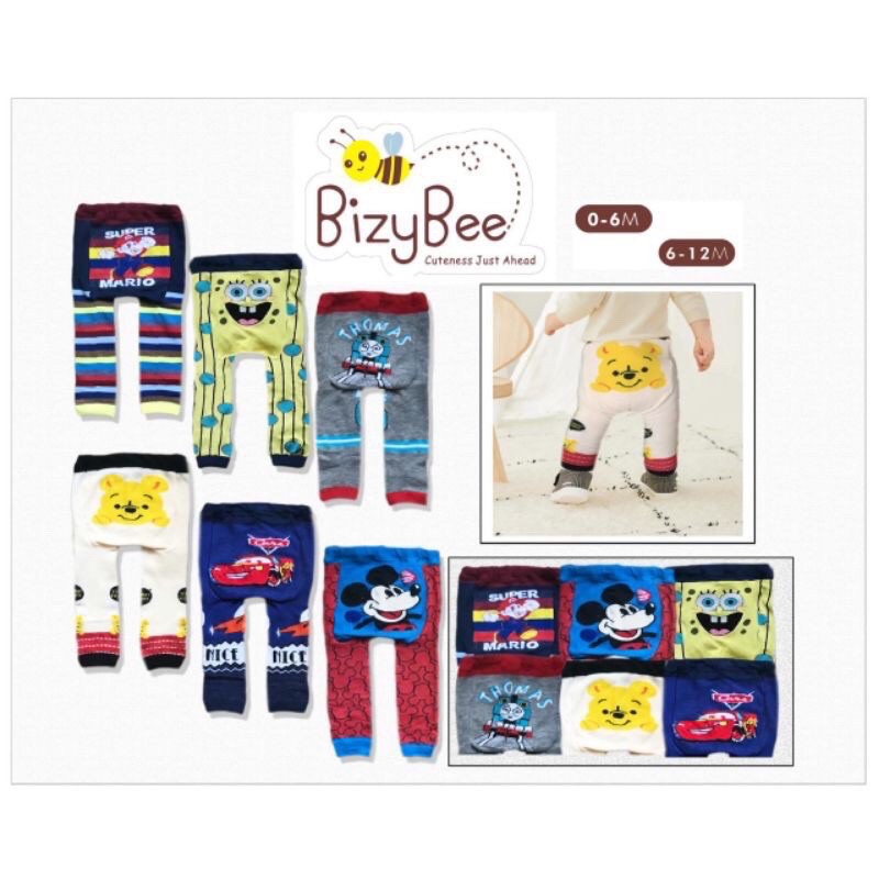 Legging Bayi BUKA KAKI bizy Bee 1pcs