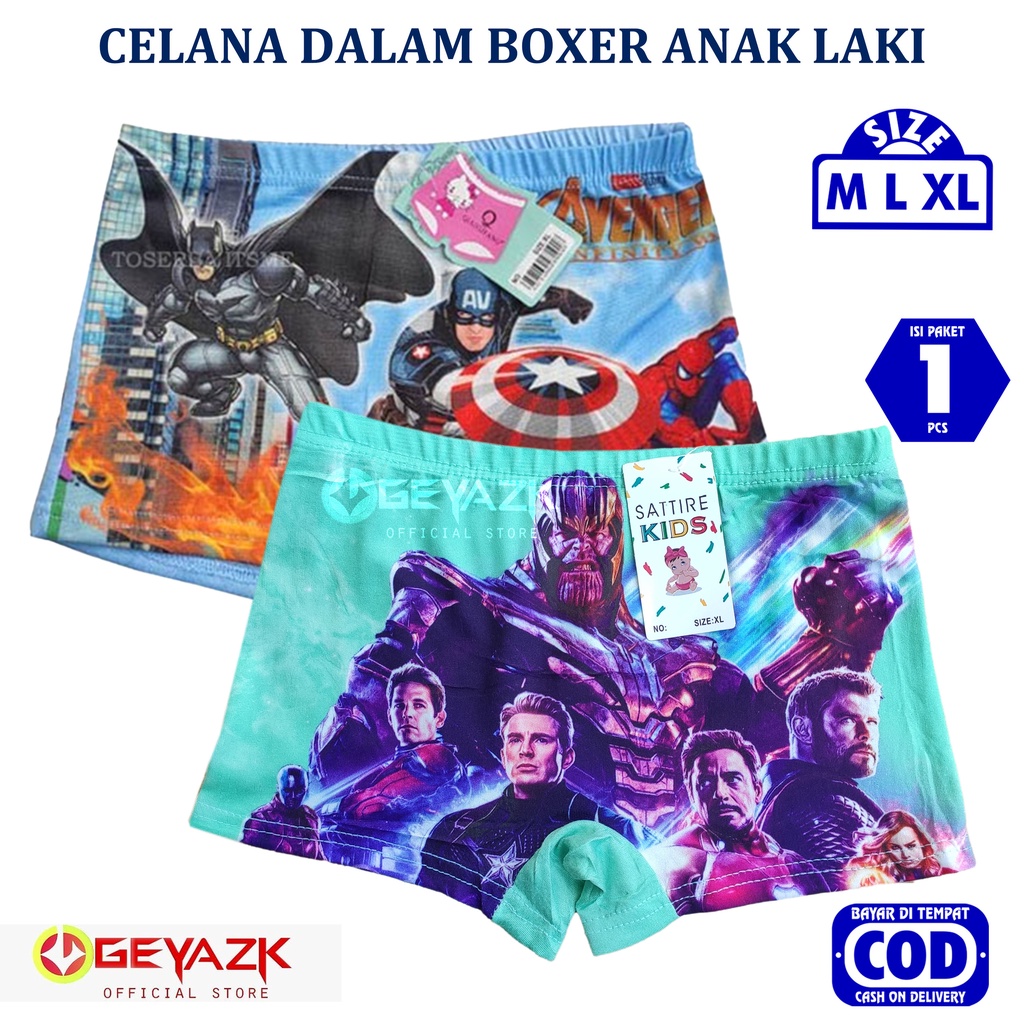 Boxer Anak Laki Celana Dalam Anak Laki Bergambar